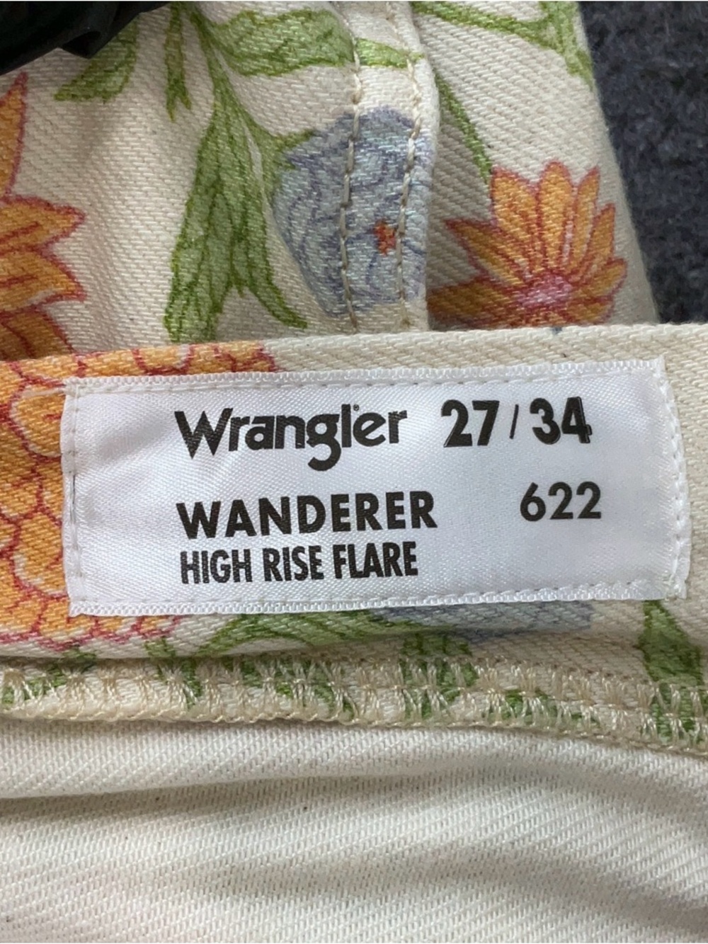 ✨ RARE ✨ Wrangler x Free People Wanderer Flare - Wallflower Print - Picture 6 of 8